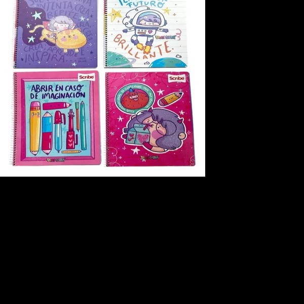 LIBRETA POCKET SUPER GIRL SCRIBE 6770 RAYA ESP. 80H. C.18